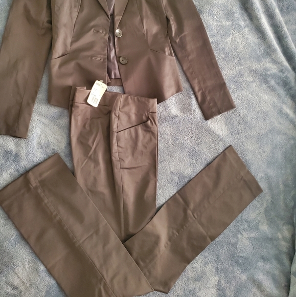 Forever 21 shiny suit set, dark gray, size 4 - Picture 7 of 7
